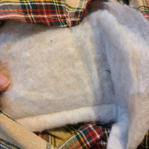 Nasty gal size 8 button down plaid midi dress with shoulder pads - Picture 3 of 10